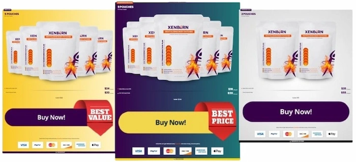 XenBurn Pricing Details