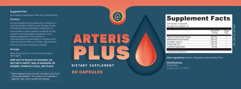 Arteris-Plus-SUPPELMENT-FACTS